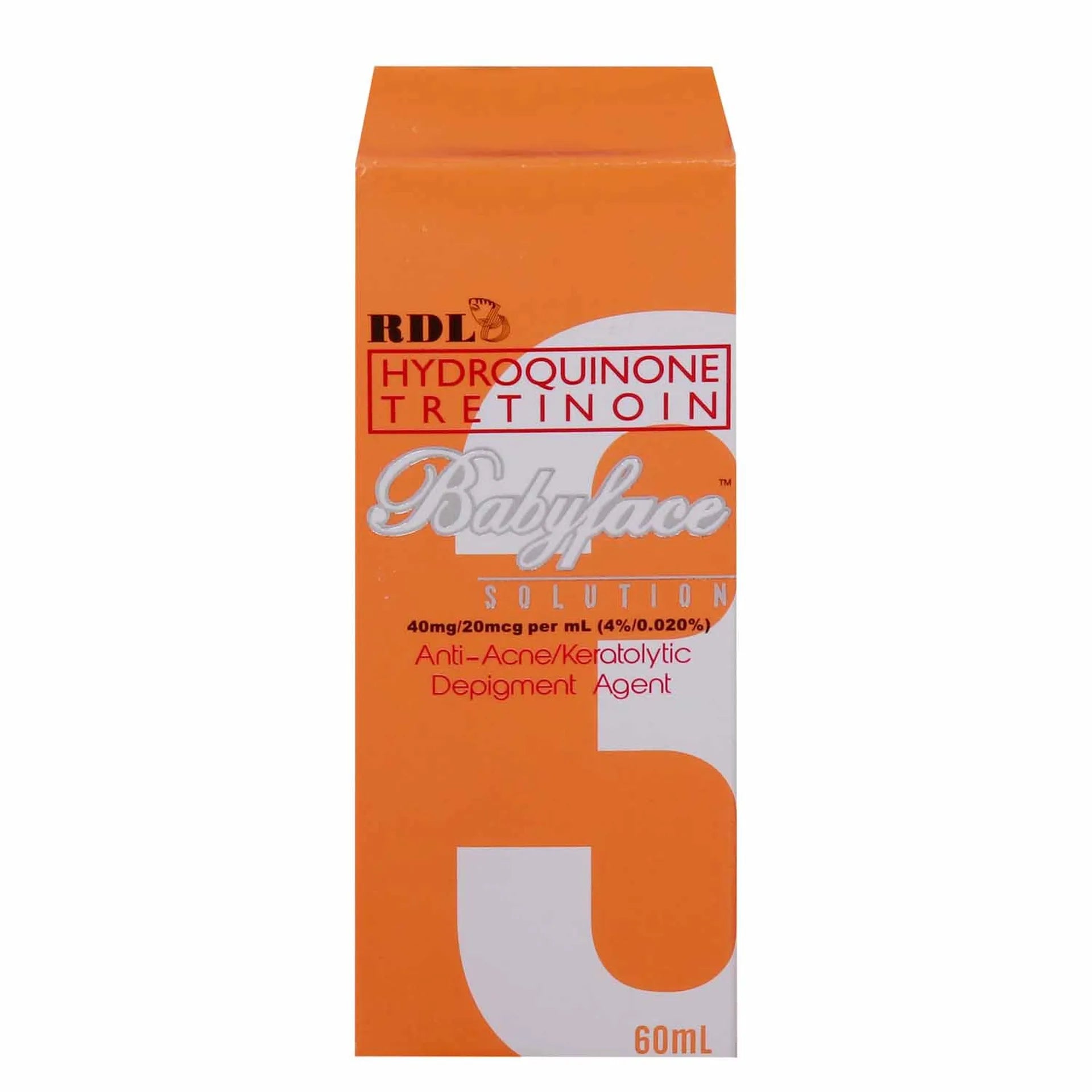 RDL Babyface Solution – Hydroquinone & Tretinoin Anti-Acne Depigment 60ml