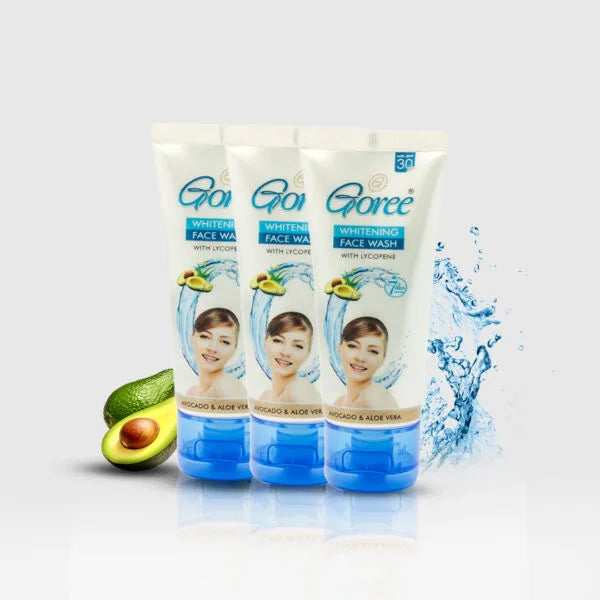 Goree Whitening Face Wash with Lycopene – Avocado & Aloe Vera SPF 30