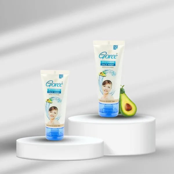 Goree Whitening Face Wash with Lycopene – Avocado & Aloe Vera SPF 30