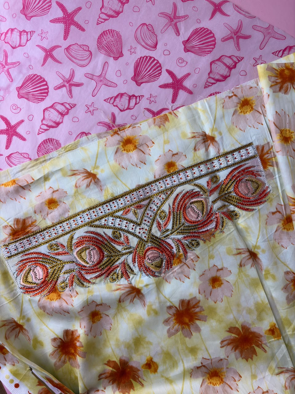 Ivory Daisy Mukhawar – Premium Cotton