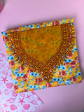 Golden Floral Mukhawar – Premium Cotton