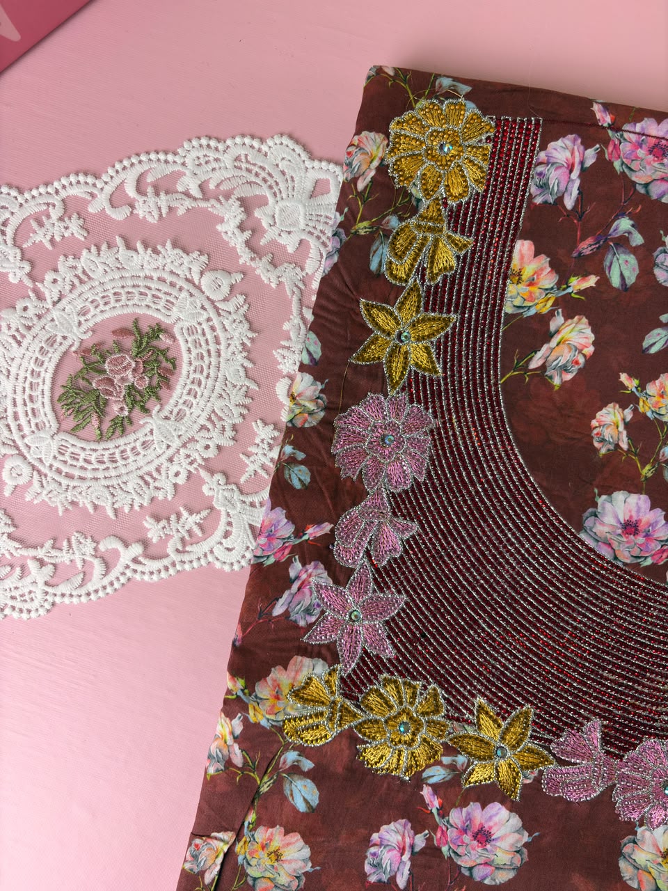 Floral Mukhawar – Premium Cotton
