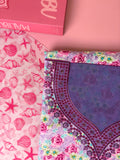 Purple Rose Beaded Mukhawar