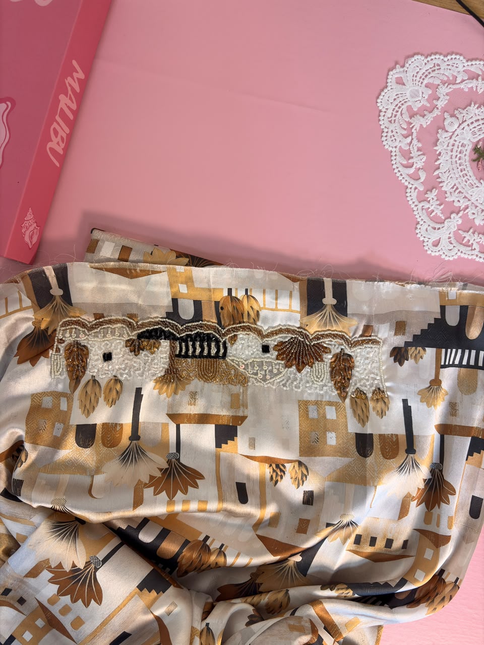 Mukhawar Arabic Gold - Silk City Print | مخور عربي ذهبي حرير