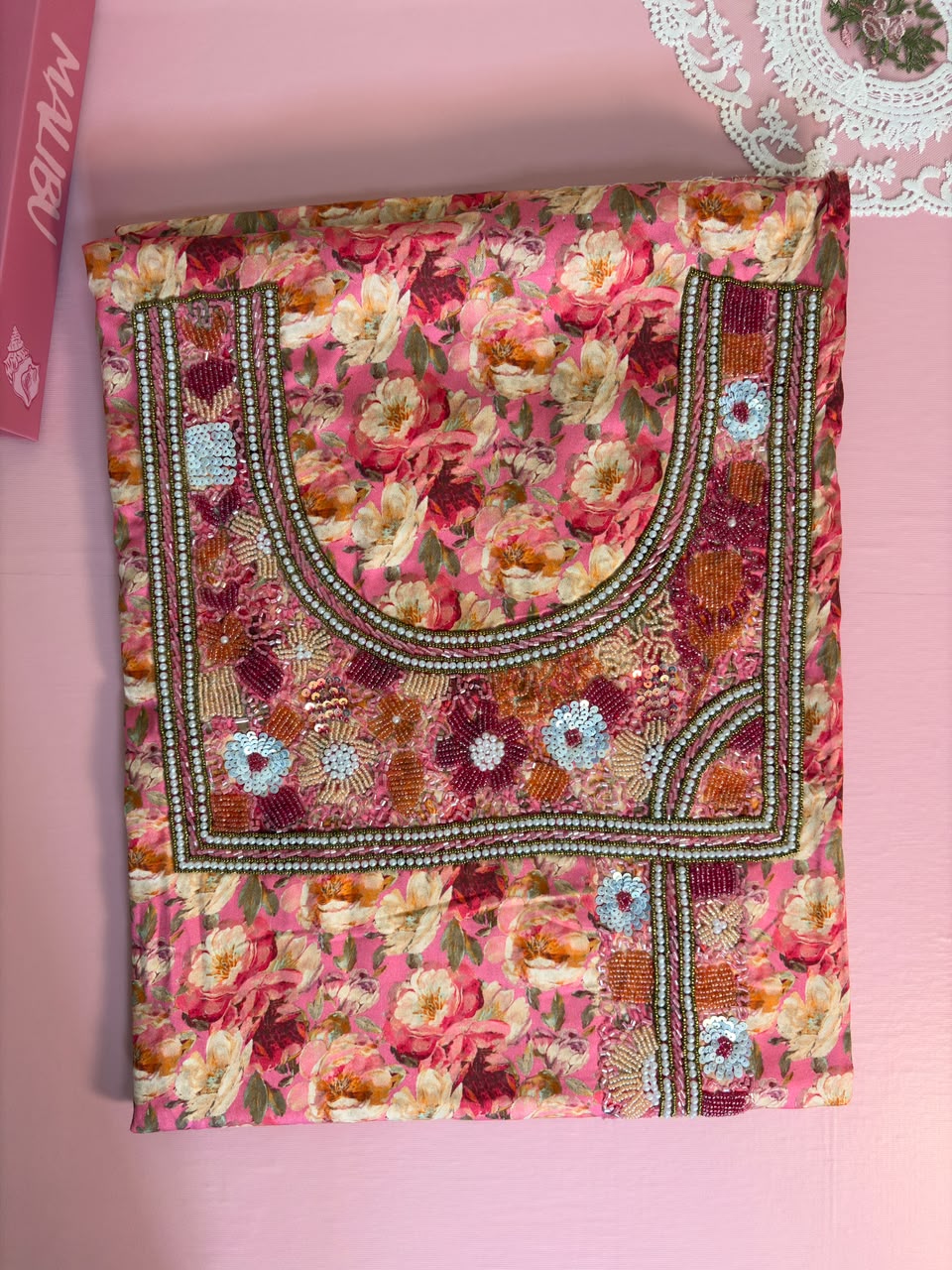 Mukhawar Arabic Rose - Cotton Floral Print | مخور عربي وردي قطن